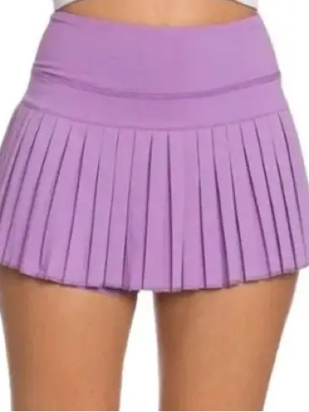 Purple gold hinge skirt